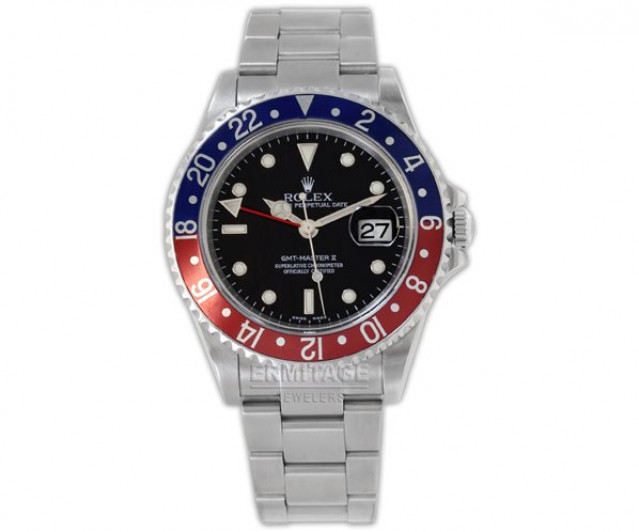 Rolex Oyster Perpetual GMT-Master II 16710 Blue & Red Pepsi Style 2005